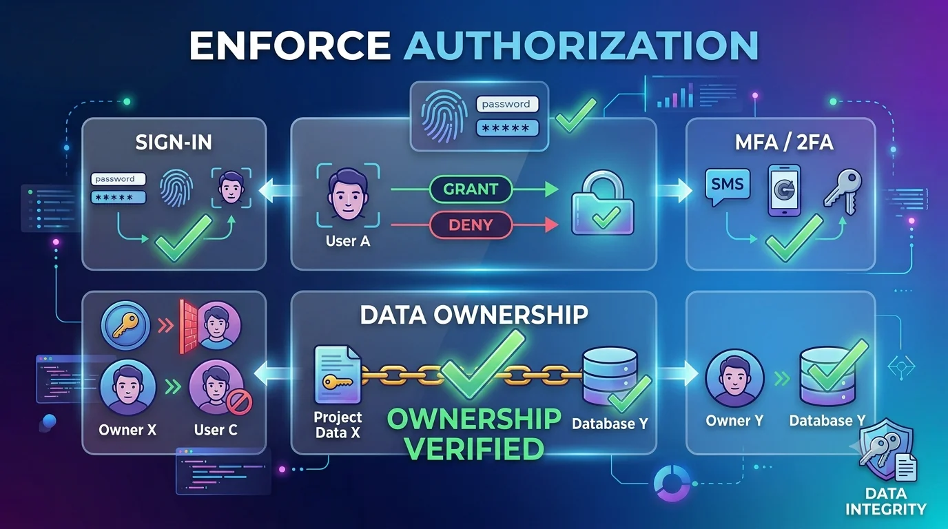 Checklist 3: Enforce Authorization and Data Ownership