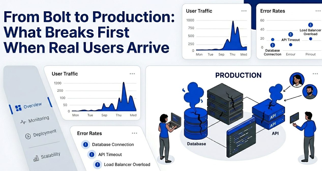 From Bolt to Production: What Breaks First When Real Users Arrive