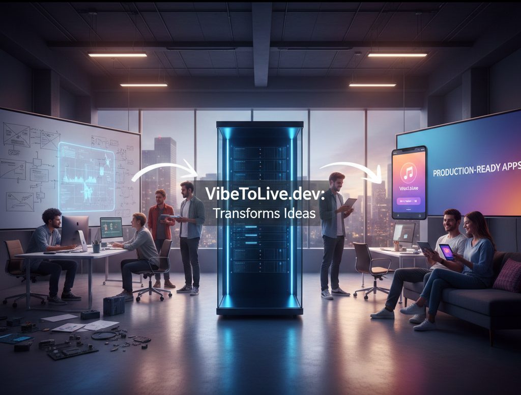 From Prototype to Product: How VibeToLive.dev Transforms Ideas into Production-Ready Apps