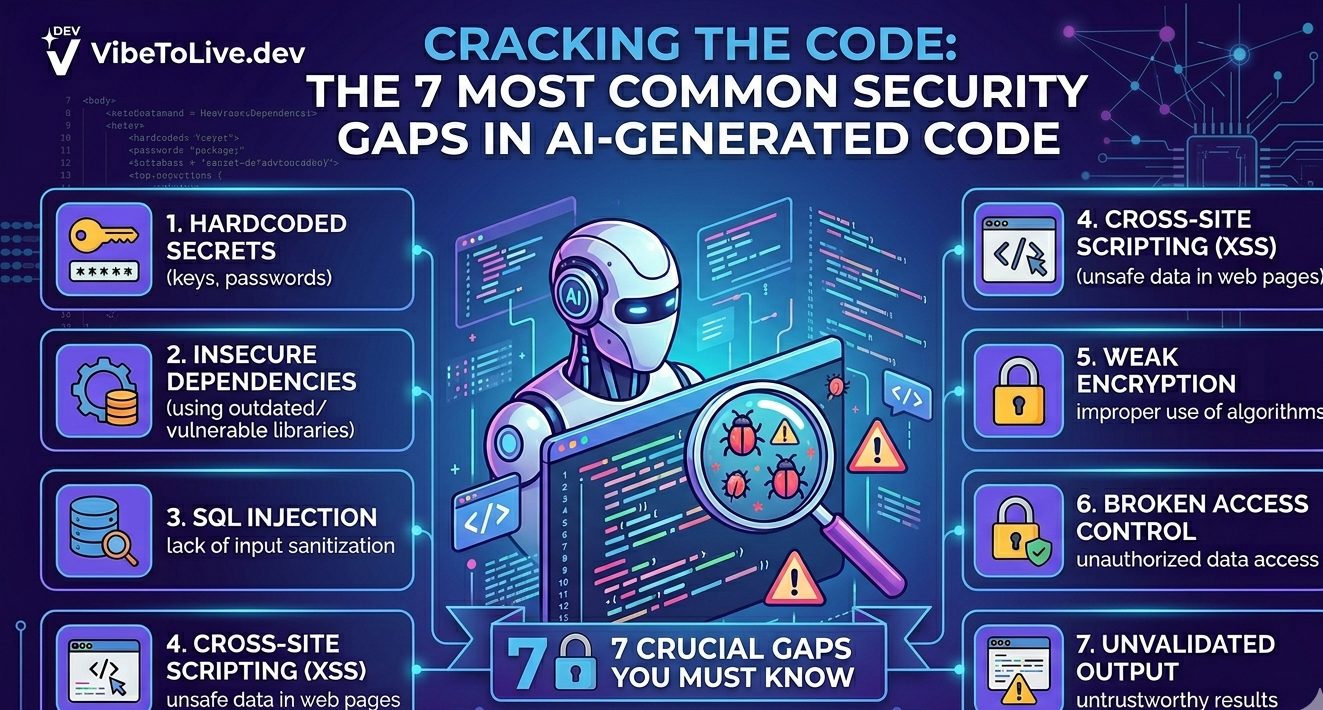 The 7 Most Common Security Gaps in AI-Generated Code