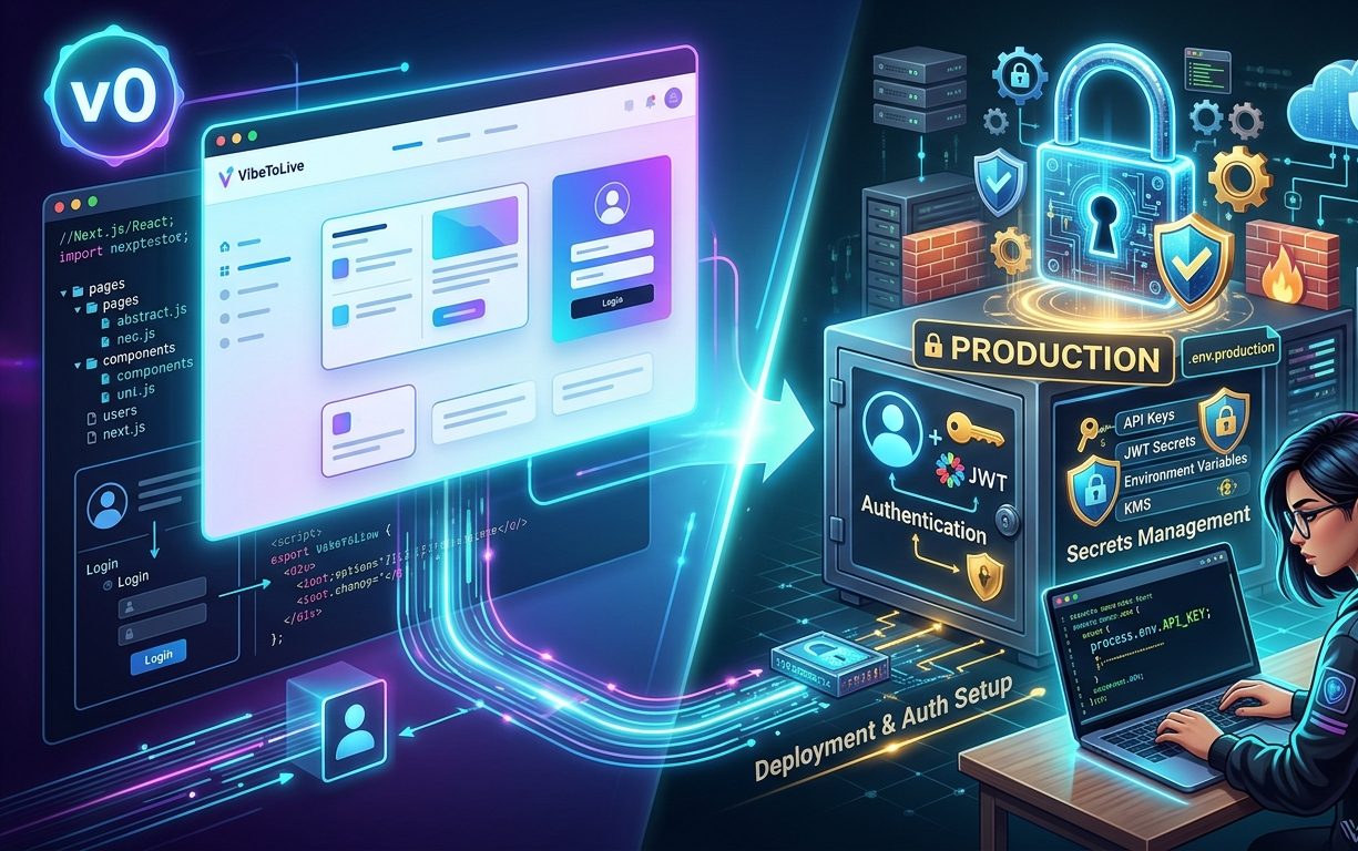 v0 to Production: Handling Auth and Secrets the Right Way